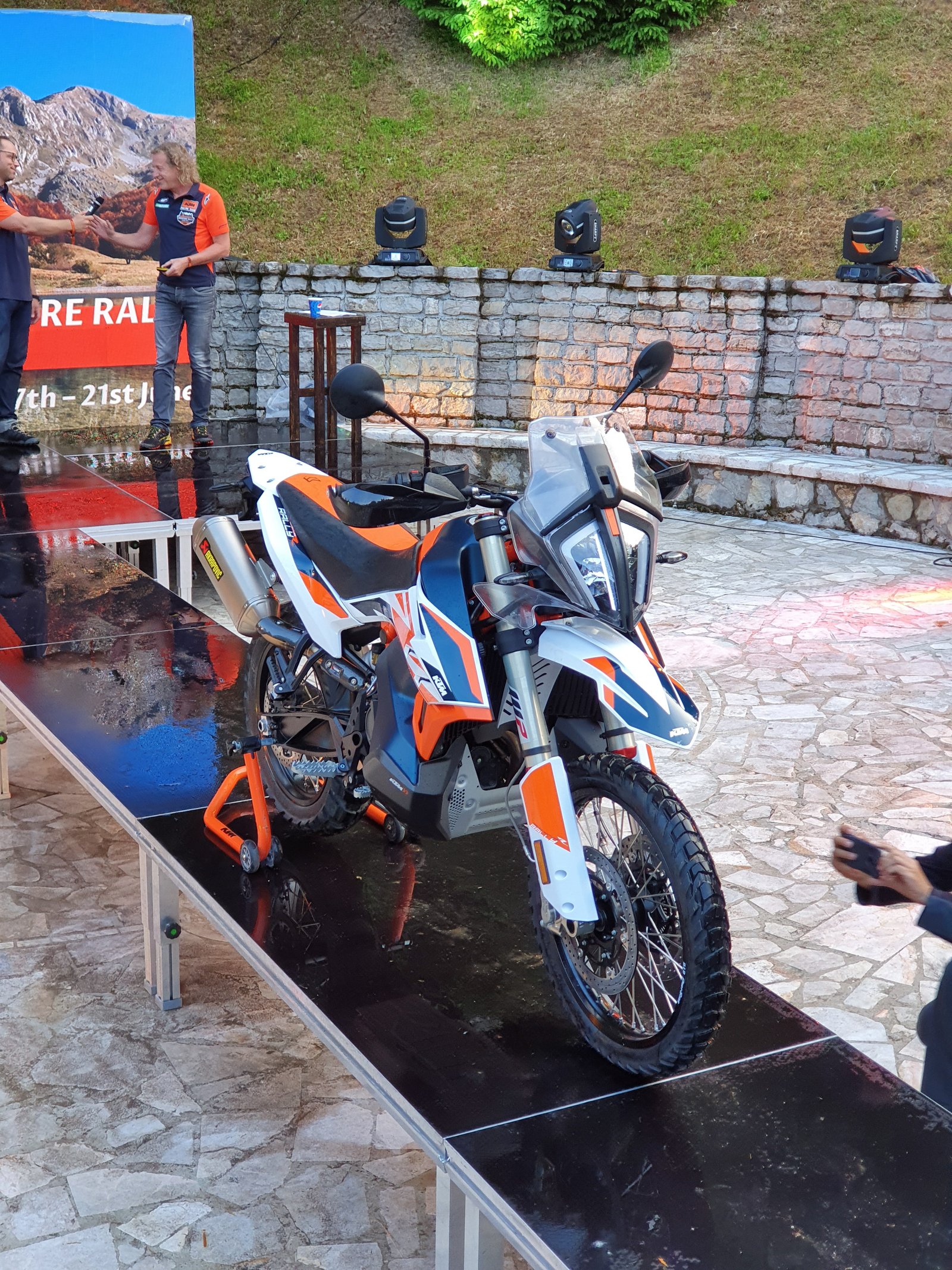 KTM 790 Adventure R RALLY — detail shot