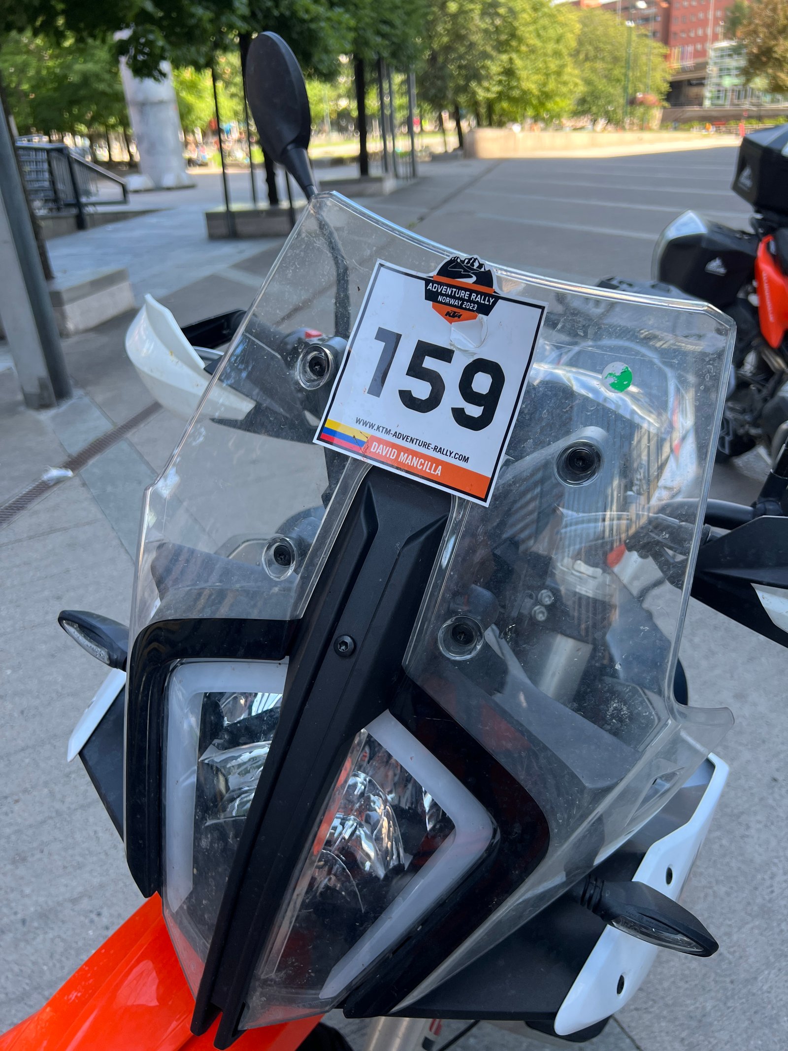 KTM Adventure Rally Norway 2023 race number 159