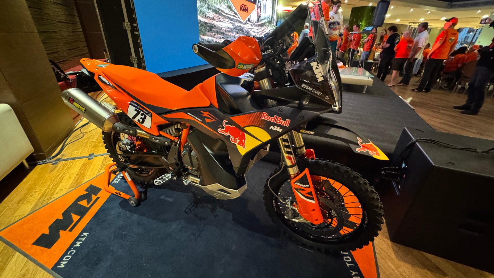 KTM Red Bull Adventure Rally 73 event ceremony